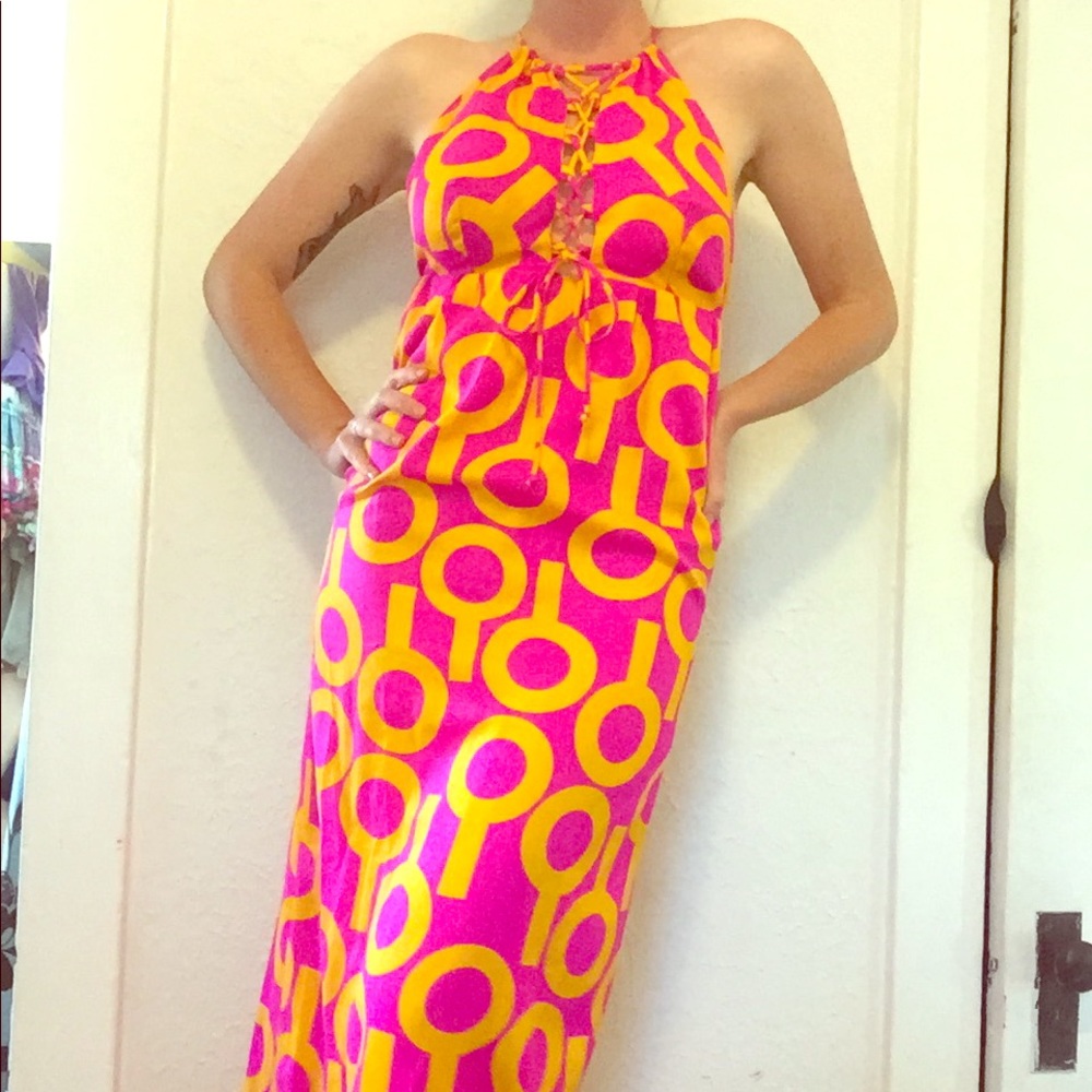 1960s Maxi Dress 🍹🗿🏖